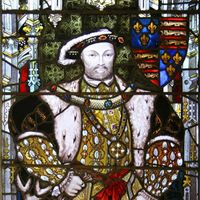 Canterbury Cathedral Henry VIII Stain Glass Window